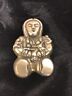 Navajo Story Teller Cast Pin | Sterling Silver | Authentic Native American Handmade | 13620