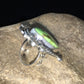 Native American Navajo Green Gaspeite Ring | Sterling Silver | Sz 6 | 1807