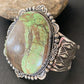 Native American Men's Navajo Bracelet | Sterling Silver Green Gaspeite | Authentic Handmade | 2046