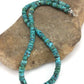 Navajo Turquoise Heishi Bead Necklace | Sterling Silver | 20" | Authentic Native American Handmade | 3286