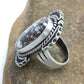 Navajo Wild Horse Turquoise Ring | Sterling Silver | Sz 7 | Authentic Native American Handmade | 12063