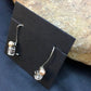 Native American Mother of Pearl Earrings | Navajo Sterling Silver | Authentic Handmade | 8610