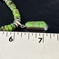 Navajo Green Turquoise Necklace Pendant | Sterling Silver | 22" | Authentic Native American Handmade | 14605