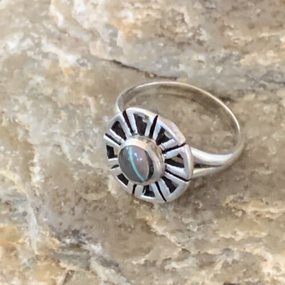 Native American Navajo Purple Sugilite Inlay Ring | Sz 6 | Sterling Silver | 11186