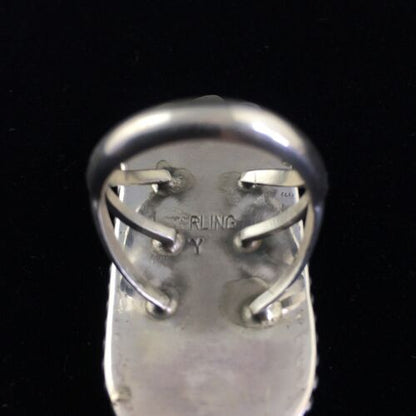 Native American Navajo Purple Charoite Ring | Sterling Silver | Sz 8.5 | 10105