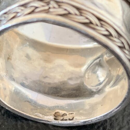 Navajo Men's Band Ring | Sterling Silver | Sz 7 | Authentic Native American Handmade | 10409