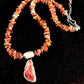 Southwestern Purple Spiny Oyster Navajo Sterling Silver Necklace | 21" | 3417