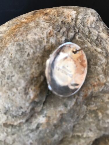 Native American Onyx Nugget Design Earrings | Sterling Silver | Southwestern Handmade | 1" | 3745