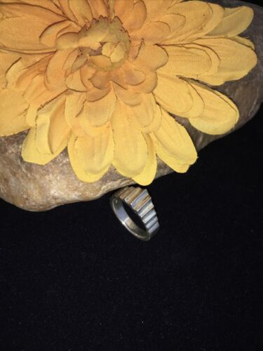 Native American Navajo Folded Sterling Silver Ring | Sz 7.5 | 10920