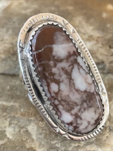 Navajo Wild Horse Turquoise Ring | Sterling Silver | Sz 6 | Authentic Native American Handmade | 1440