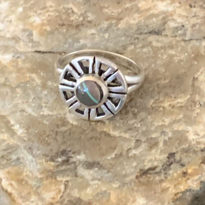 Native American Navajo Purple Sugilite Inlay Ring | Sz 6 | Sterling Silver | 11186