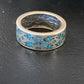 Navajo Women's Turquoise Ring | Sterling Silver | Sz 5 | Authentic Native American Handmade | 12467
