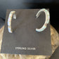 Native American Navajo Hoop Earrings Set | Sterling Silver White Opal | 12772