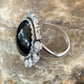 Native American Men's Navajo Black Onyx Ring | Sterling Silver | Sz 9 | Authentic Handmade | 1080