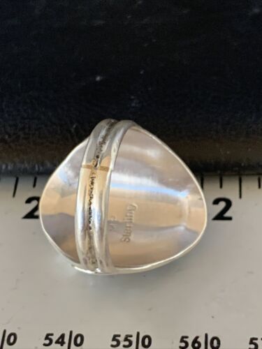 Navajo Kingman Turquoise Multi-Stone Ring | Authentic Native American Sterling Silver | Sz 10.5 | 14171