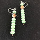 Navajo Sterling Silver Malachite Jasper Earrings | Southwestern Green Stone | Handcrafted Native American