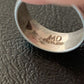 Navajo Blue Turquoise Inlay Band Ring | Sz 6 | Authentic Native American Handmade | 12394