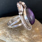 Native American Navajo Sterling Silver Purple Sugilite Ring | Sz 10 | 10444