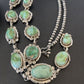 Navajo Sonoran Gold Turquoise Lariat Necklace | Native American Handmade | 2067