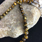 Navajo Native American | 8mm | Tiger's Eye | Sterling Silver Necklace | 20" | Southwestern