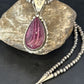 Navajo Purple Spiny Oyster Pendant | Sterling Silver | 2.75" | Authentic Native American Handmade | 14508