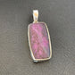 Navajo Purple Sugilite Pendant | Sterling Silver Pearls | 1.50" | Authentic Native American Handmade | 10931