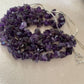 Navajo Purple Amethyst Liquid Heishi Necklace Pendant | Sterling Silver Tubes | Authentic Native American Handmade | 869