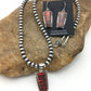 Navajo Red Opal Pendant Necklace & Earrings Set | Sterling Silver | Native American Handmade | 4402