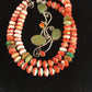 Navajo Green Turquoise & Spiny Oyster Pendant Necklace | Authentic Native American Sterling Silver | Multi-Stone | 8486