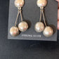 Native American Old Pawn Dangle Earrings | Sterling Silver | 1.5" | 12983