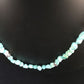 Native American Sterling Silver Blue Turquoise Necklace | 18" | Authentic Handmade | 10025