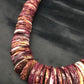 Purple Spiny Oyster Necklace | Navajo Sterling Silver | Authentic Native American Handmade | 23" | 2656