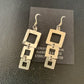 Native American Old Pawn Dangle Earrings | Sterling Silver | 1.5" | 12984