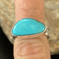 Navajo Blue Turquoise Ring | Sterling Silver | Sz 5 | Authentic Native American Handmade | 10363