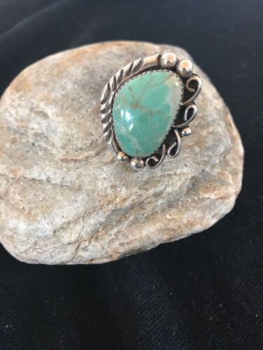 Navajo Men's Sterling Silver Ring | Albert Cleveland | Sz 12.25 | Authentic Native American Handmade | 3474