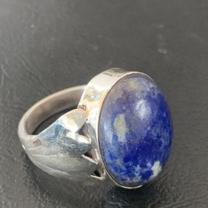 Native American Men's Navajo Sodalite Ring | Sterling Silver | Sz 10 | 11897