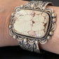 Navajo Wild Horse Turquoise Cuff Bracelet | Sterling Silver | Authentic Native American Handmade | 1418