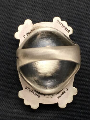 Navajo Spiny Oyster Ring | Sterling Silver | Sz 10.75 | Authentic Native American Handmade | 3050
