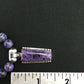 Navajo Charoite Pendant with Pearls | Sterling Silver Necklace | 21" | Authentic Native American Handmade | 4877