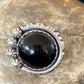Native American Men's Navajo Black Onyx Ring | Sterling Silver | Sz 9 | Authentic Handmade | 1080