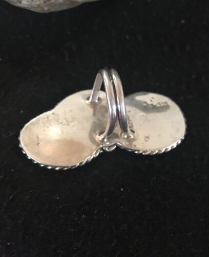 Navajo Apache Turquoise Ring | Authentic Native American Sterling Silver | Multi-Stone | Sz 7 | 2891