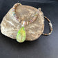 Southwestern Women's Green Opal Pendant Necklace | Sterling Silver | 17" | 14421