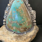 Native American Men's Royston Turquoise Cuff Bracelet | Navajo Sterling Silver | 1415