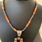 Navajo Sterling Silver Spiny Oyster Naja Pendant Necklace | Authentic Native American Handmade | 1316