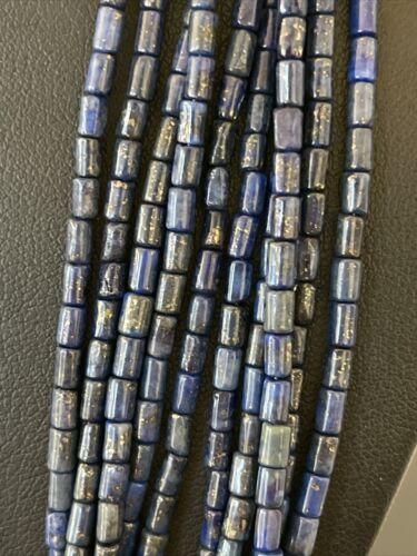 Navajo Sterling Silver 10-Strand Lapis Necklace | Authentic Native American Handmade | 01095