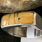 Navajo Yellow Turquoise Ring | Sterling Silver | Sz 8 | Authentic Native American Handmade | 1736