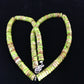 Navajo Green Gaspeite Heishi Necklace | Sterling Silver | 20" | Authentic Native American Handmade | 1734