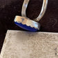 Native American Navajo Sterling Silver Navy Blue Lapis Ring | Sz 7 | 1131