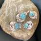 Handmade Navajo Spiderweb Turquoise Dangle Earrings | Sterling Silver Post | Authentic Native American | 1482