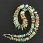 Navajo Graduated Turquoise Necklace | Sterling Silver | Authentic Native American | 21" | 1242